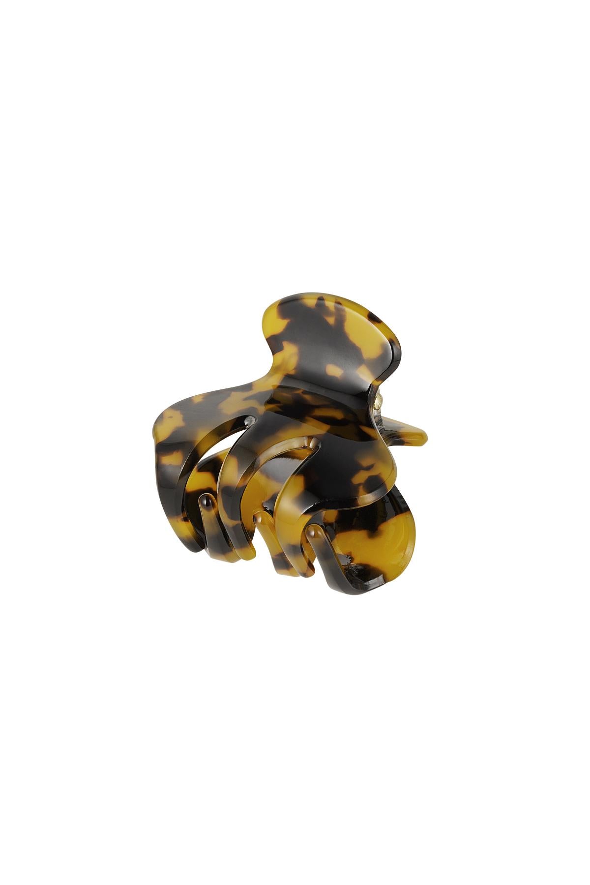 Sooo Cute! Hairclip Paris Marble Bruin - Small