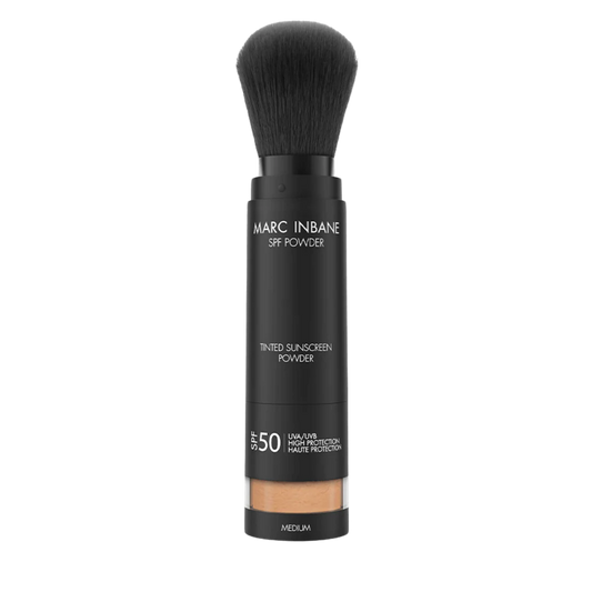 Marc Inbane Tinted SPF50 Powder must-hair