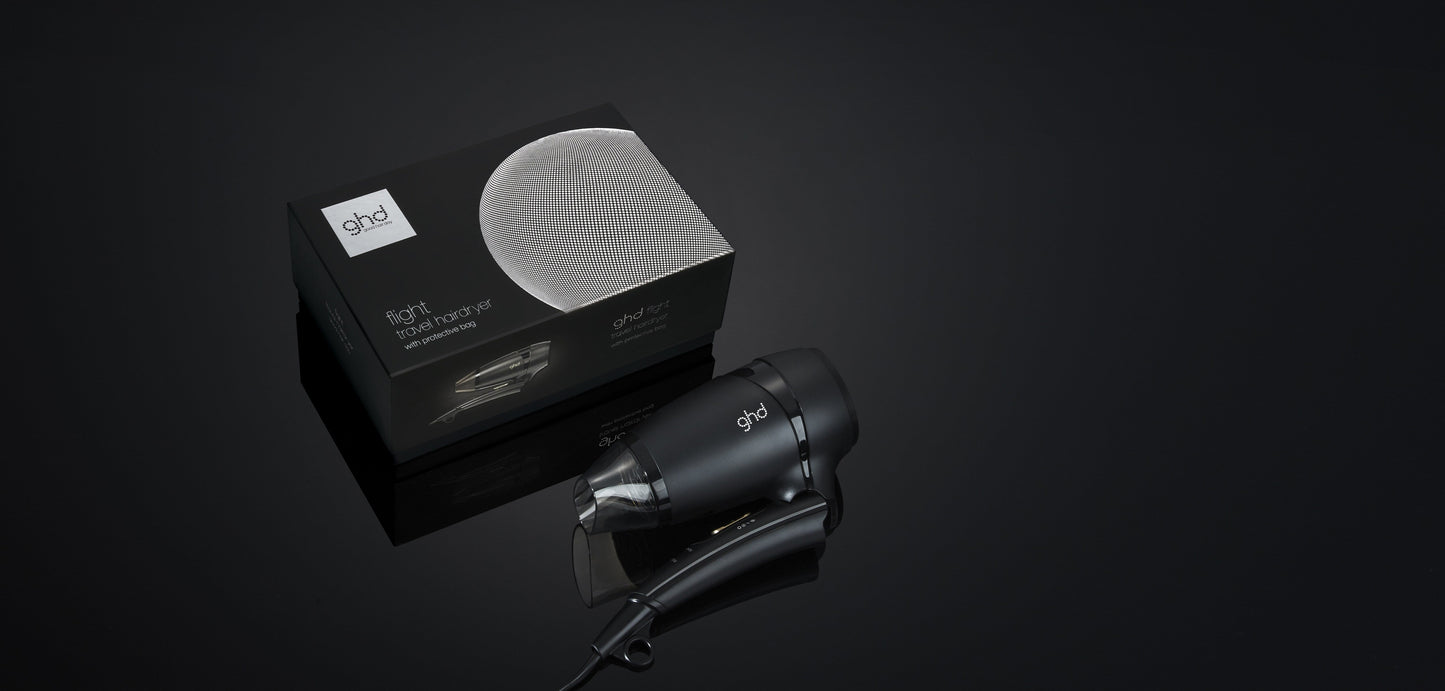 GHD Flight® Travel Hair Dryer - Zwart