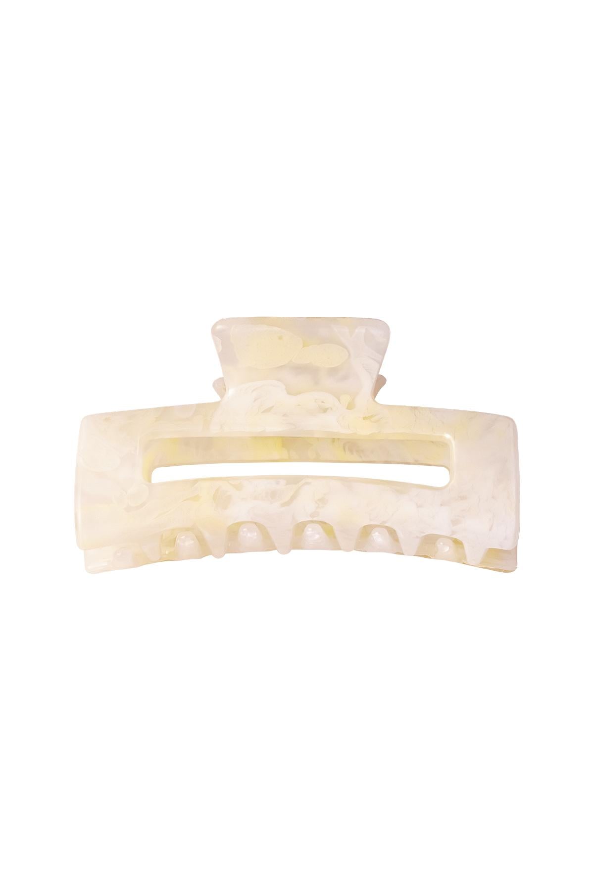 Sooo Cute! Hairclip Ibiza Marble Off-white - Medium