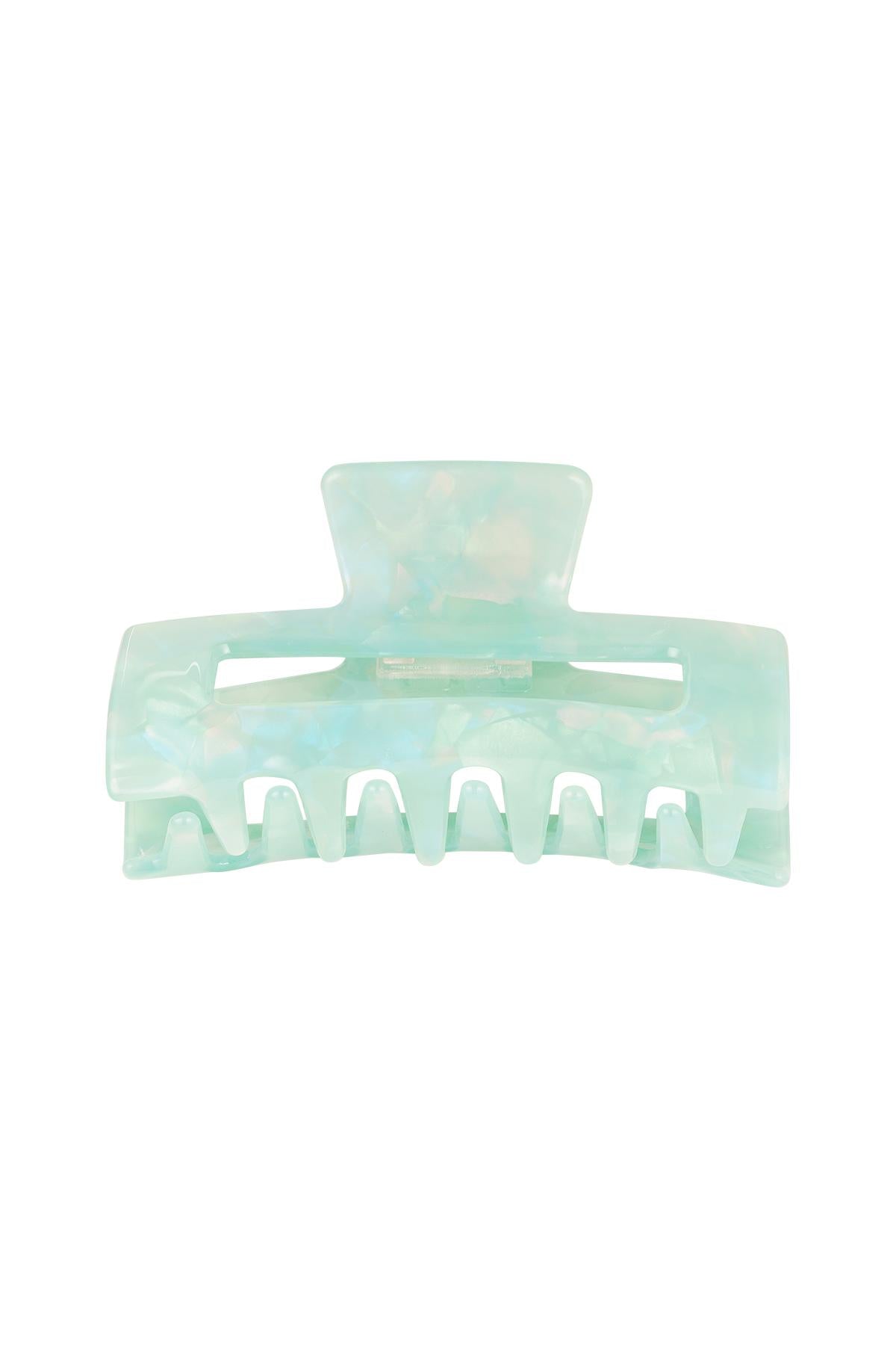 Sooo Cute! Hairclip Ibiza Marble Aqua - Medium