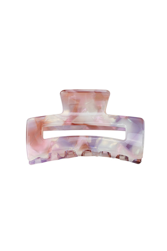 Sooo Cute! Hairclip Ibiza Marble Multi Roze - Medium